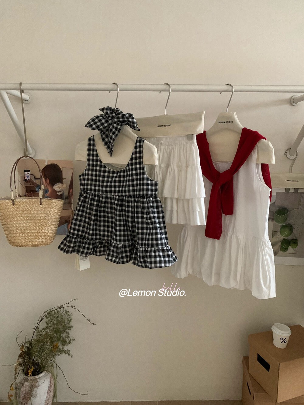 Sweet Plaid Sleeveless Vest Top