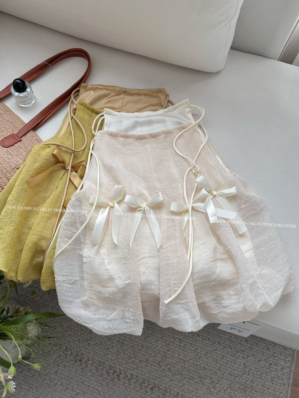 Cute bow camisole top