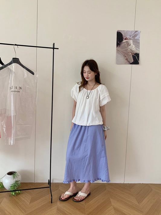 Dopamine color versatile skirt